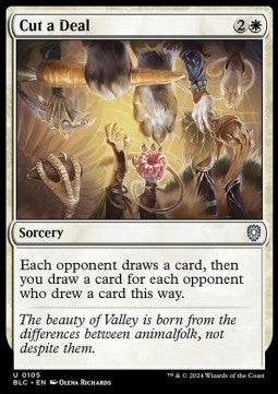 Cut a Deal⁣ - Commander: Bloomburrow⁣ (Uncommon)⁣ [105]