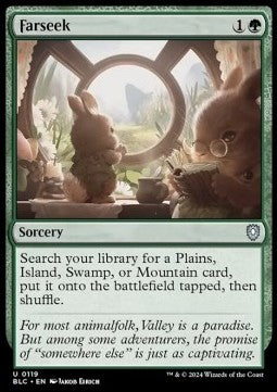 Farseek⁣ - Commander: Bloomburrow⁣ (Uncommon)⁣ [119]