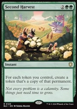 Second Harvest⁣ - Commander: Bloomburrow⁣ (Rare)⁣ [123]