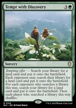 Tempt with Discovery⁣ - Commander: Bloomburrow⁣ (Rare)⁣ [124]