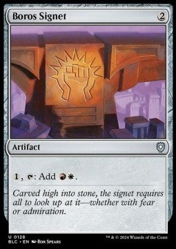 Boros Signet⁣ - Commander: Bloomburrow⁣ (Uncommon)⁣ [128]
