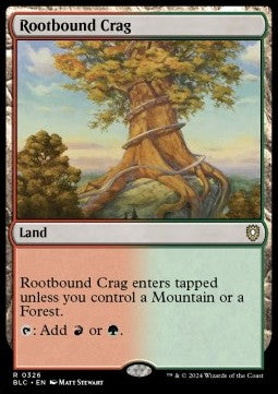 Rootbound Crag⁣ - Commander: Bloomburrow⁣ (Rare)⁣ [326]