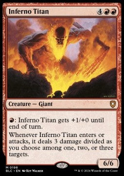 Inferno Titan⁣ - Commander: Bloomburrow⁣ (Mythic)⁣ [198]