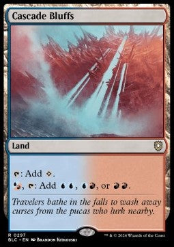 Cascade Bluffs⁣ - Commander: Bloomburrow⁣ (Rare)⁣ [297]