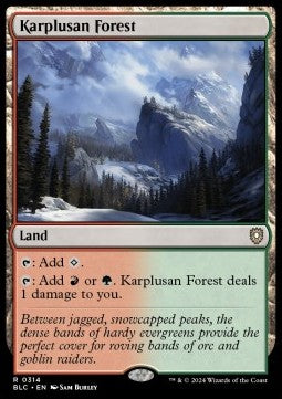 Karplusan Forest⁣ - Commander: Bloomburrow⁣ (Rare)⁣ [314]