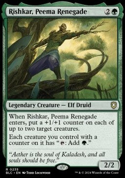 Rishkar, Peema Renegade⁣ - Commander: Bloomburrow⁣ (Rare)⁣ [235]
