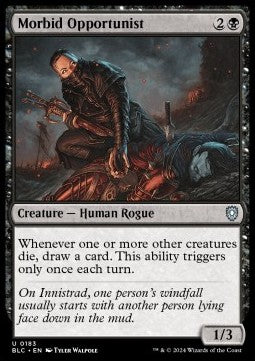 Morbid Opportunist⁣ - Commander: Bloomburrow⁣ (Uncommon)⁣ [183]