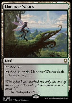 Llanowar Wastes⁣ - Commander: Bloomburrow⁣ (Rare)⁣ [315]