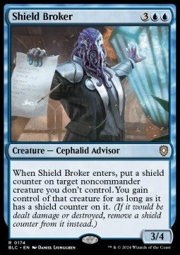 Shield Broker⁣ - Commander: Bloomburrow⁣ (Rare)⁣ [174]