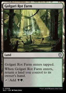 Golgari Rot Farm⁣ - Commander: Bloomburrow⁣ (Uncommon)⁣ [308]