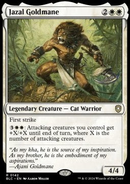 Jazal Goldmane⁣ - Commander: Bloomburrow⁣ (Rare)⁣ [142]