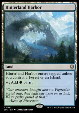 Hinterland Harbor⁣ - Commander: Bloomburrow⁣ (Rare)⁣ [312]