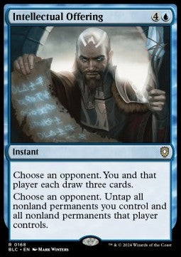 Intellectual Offering⁣ - Commander: Bloomburrow⁣ (Rare)⁣ [168]