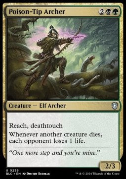 Poison-Tip Archer⁣ - Commander: Bloomburrow⁣ (Uncommon)⁣ [256]