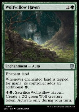 Wolfwillow Haven⁣ - Commander: Bloomburrow⁣ (Uncommon)⁣ [246]