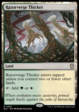 Razorverge Thicket⁣ - Commander: Bloomburrow⁣ (Rare)⁣ [325]