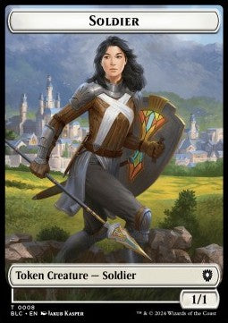 Soldier Token (W 1/1) // Citizen Token (GW 1/1)⁣ - Bloomburrow: Tokens⁣ (Token)⁣ [CT 8/33]