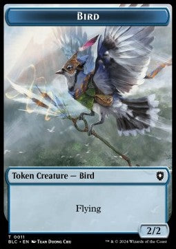 Bird Token (U 2/2) // Fish Token (U 1/1) - Bloomburrow: Tokens (Token) [TBLB-CT 11/7]