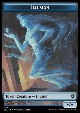 Illusion Token (U */*) // Goblin Token (R 1/1)⁣ - Bloomburrow: Tokens⁣ (Token)⁣ [CT 13/21]