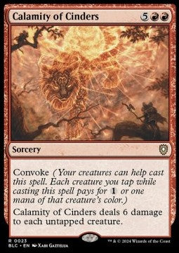 Calamity of Cinders⁣ - Commander: Bloomburrow⁣ (Rare)⁣ [23]