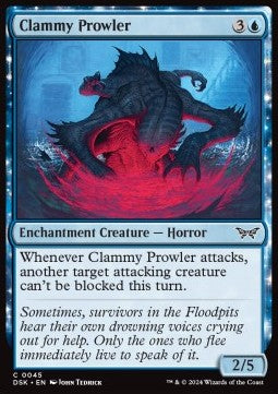 Clammy Prowler⁣ - Duskmourn: House of Horror⁣ (Common)⁣ [45]