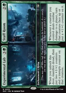 Experimental Lab // Staff Room⁣ - Commander: Duskmourn: House of Horror⁣ (Rare)⁣ [33]