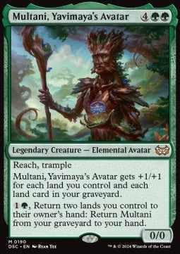 Multani, Yavimaya's Avatar⁣ - Commander: Duskmourn: House of Horror⁣ (Mythic)⁣ [190]