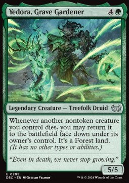 Yedora, Grave Gardener⁣ - Commander: Duskmourn: House of Horror⁣ (Uncommon)⁣ [209]