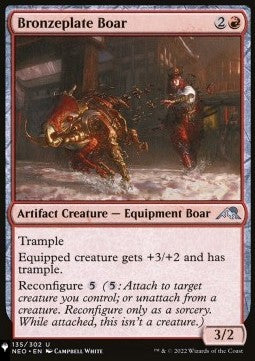 Bronzeplate Boar⁣ - Mystery Booster 2: Reprints from Across Magic's History⁣ (Uncommon)