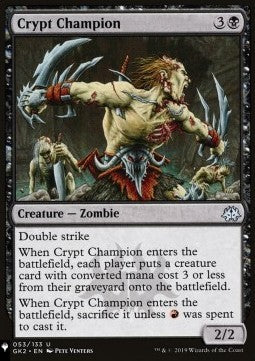 Crypt Champion⁣ - Mystery Booster 2: Reprints from Across Magic's History⁣ (Uncommon)