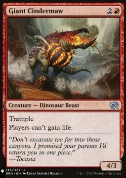 Giant Cindermaw⁣ - Mystery Booster 2: Reprints from Across Magic's History⁣ (Uncommon)