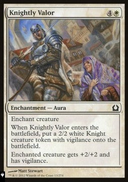 Knightly Valor⁣ - Mystery Booster 2: Reprints from Across Magic's History⁣ (Common)