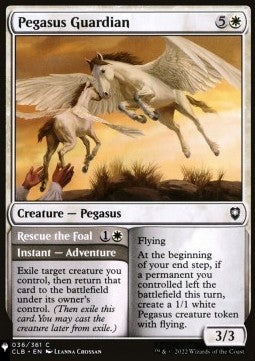 Pegasus Guardian // Rescue the Foal⁣ - Mystery Booster 2: Reprints from Across Magic's History⁣ (Common)