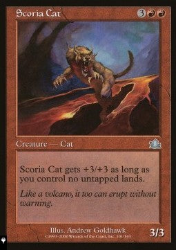 Scoria Cat⁣ - Mystery Booster 2: Reprints from Across Magic's History⁣ (Uncommon)