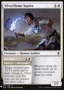 Silverflame Squire // On Alert⁣ - Mystery Booster 2: Reprints from Across Magic's History⁣ (Common)