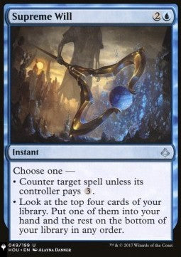 Supreme Will⁣ - Mystery Booster 2: Reprints from Across Magic's History⁣ (Uncommon)