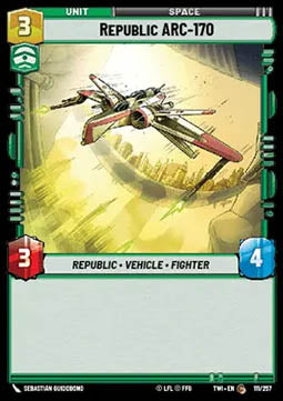 Republic ARC-170⁣ - Twilight of the Republic⁣ (Common)⁣ [111]