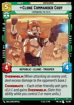 Clone Commander Cody, Commanding the 212th⁣ - Twilight of the Republic⁣ (Uncommon)⁣ [114]