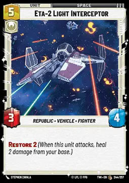 Eta-2 Light Interceptor⁣ - Twilight of the Republic⁣ (Common)⁣ [244]