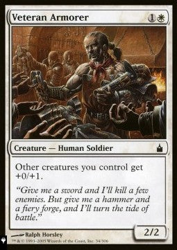 Veteran Armorer⁣ - Mystery Booster 2: Reprints from Across Magic's History⁣ (Common)