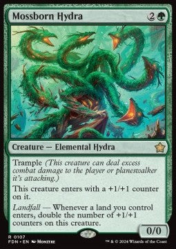 Mossborn Hydra⁣ - Magic: The Gathering Foundations⁣ (Rare)⁣ [107]