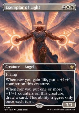 Exemplar of Light (V.1)⁣ - Magic: The Gathering Foundations: Extras⁣ (Rare)⁣ [297]