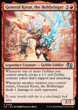 General Kreat, the Boltbringer⁣ - Foundations Jumpstart⁣ (Uncommon)⁣ [48]