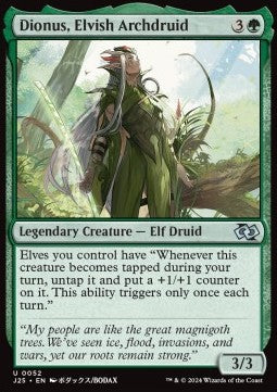 Dionus, Elvish Archdruid⁣ - Foundations Jumpstart⁣ (Uncommon)⁣ [52]