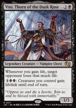 Vito, Thorn of the Dusk Rose⁣ - Foundations Jumpstart⁣ (Rare)⁣ [71]