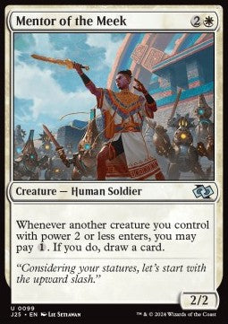 Mentor of the Meek - Foundations Jumpstart (Uncommon) [J25-99]