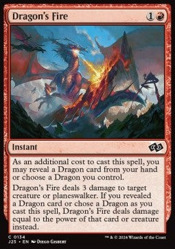 Dragon's Fire - Foundations Jumpstart (Common) [J25-134]