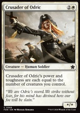 Crusader of Odric⁣ - Magic: The Gathering Foundations: Starter Collection⁣ (Common)⁣ [569]