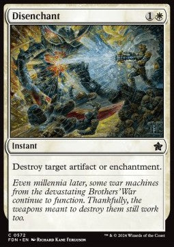 Disenchant⁣ - Magic: The Gathering Foundations: Starter Collection⁣ (Common)⁣ [572]