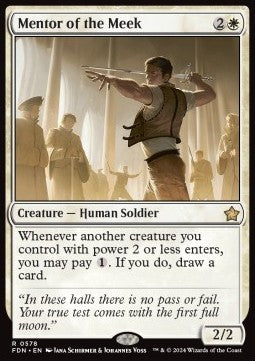 Mentor of the Meek⁣ - Magic: The Gathering Foundations: Starter Collection⁣ (Rare)⁣ [578]
